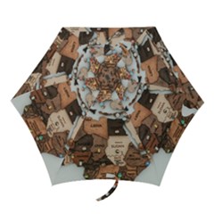 3d Vintage World Map Mini Folding Umbrellas by Grandong