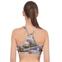 Colorful Cottage River Colorful House Landscape Garden Beautiful Painting Basic Training Sports Bra View2