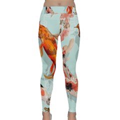 Koi Fish Classic Yoga Leggings by Grandong