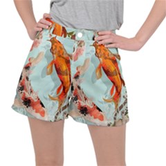 Koi Fish Women s Ripstop Shorts by Grandong