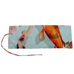 Koi Fish Roll Up Canvas Pencil Holder (s) by Grandong