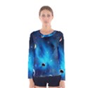 3d Universe Space Star Planet Women s Long Sleeve T-Shirt View1