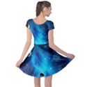 3d Universe Space Star Planet Cap Sleeve Dress View2