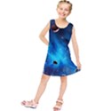 3d Universe Space Star Planet Kids  Tunic Dress View1