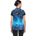 3d Universe Space Star Planet Women s Puffer Vest View2