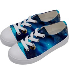 3d Universe Space Star Planet Kids  Low Top Canvas Sneakers by Grandong