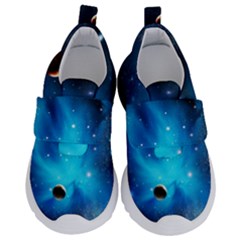 3d Universe Space Star Planet Kids  Velcro No Lace Shoes by Grandong