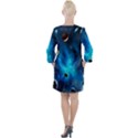 3d Universe Space Star Planet Open Neck Shift Dress View2