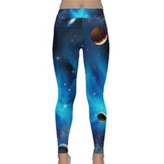 3d Universe Space Star Planet Classic Yoga Leggings by Grandong