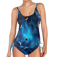 3d Universe Space Star Planet Tankini Set by Grandong