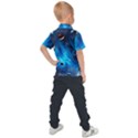 3d Universe Space Star Planet Kids  Polo T-Shirt View2