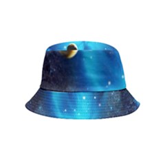 3d Universe Space Star Planet Inside Out Bucket Hat (kids) by Grandong