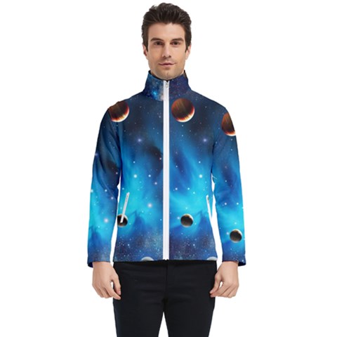 3d Universe Space Star Planet Men s Bomber Jacket by Grandong