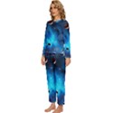 3d Universe Space Star Planet Womens  Long Sleeve Lightweight Pajamas Set View2