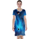 3d Universe Space Star Planet Short Sleeve Nightdress View1