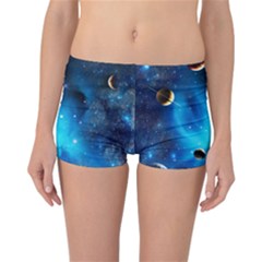 3d Universe Space Star Planet Reversible Boyleg Bikini Bottoms by Grandong