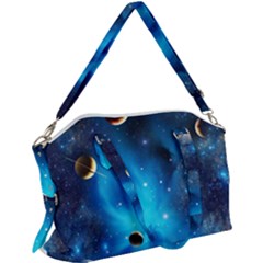 3d Universe Space Star Planet Canvas Crossbody Bag by Grandong