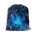 3d Universe Space Star Planet Drawstring Pouch (2XL) View2