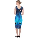 3d Universe Space Star Planet Sleeveless Pencil Dress View4