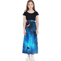 3d Universe Space Star Planet Kids  Flared Maxi Skirt View1