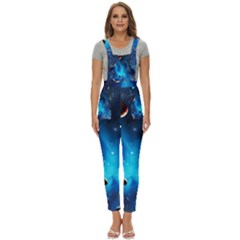 3d Universe Space Star Planet Women s Pinafore Overalls Jumpsuit by Grandong