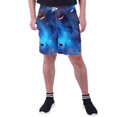 3d Universe Space Star Planet Men s Pocket Shorts by Grandong