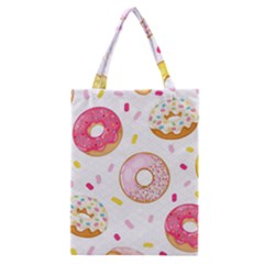 Vector Donut Seamless Pattern Classic Tote Bag by Grandong