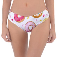 Vector Donut Seamless Pattern Reversible Classic Bikini Bottoms by Grandong