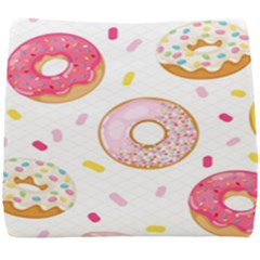 Vector Donut Seamless Pattern Seat Cushion by Grandong