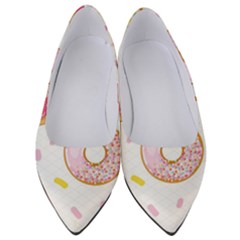 Vector Donut Seamless Pattern Women s Low Heels by Grandong