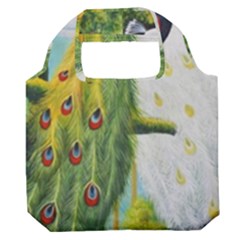 Peacock Art Premium Foldable Grocery Recycle Bag by Grandong