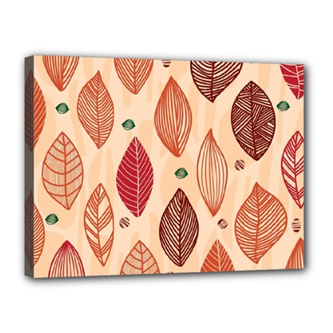 Forest Leaves Seamless Pattern With Natural Floral Canvas 16  X 12  (stretched) by Grandong