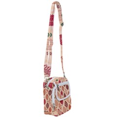 Forest Leaves Seamless Pattern With Natural Floral Shoulder Strap Belt Bag by Grandong