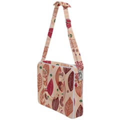 Forest Leaves Seamless Pattern With Natural Floral Cross Body Office Bag by Grandong