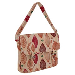 Forest Leaves Seamless Pattern With Natural Floral Buckle Messenger Bag by Grandong