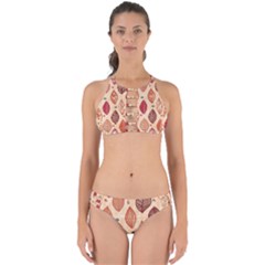 Forest Leaves Seamless Pattern With Natural Floral Perfectly Cut Out Bikini Set by Grandong