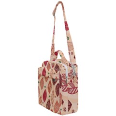 Forest Leaves Seamless Pattern With Natural Floral Crossbody Day Bag by Grandong