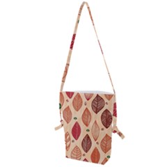 Forest Leaves Seamless Pattern With Natural Floral Folding Shoulder Bag by Grandong