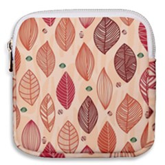 Forest Leaves Seamless Pattern With Natural Floral Mini Square Pouch by Grandong