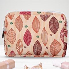 Forest Leaves Seamless Pattern With Natural Floral Make Up Pouch (medium) by Grandong