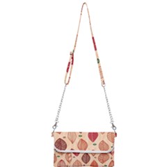 Forest Leaves Seamless Pattern With Natural Floral Mini Crossbody Handbag by Grandong