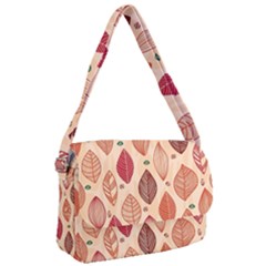 Forest Leaves Seamless Pattern With Natural Floral Courier Bag by Grandong