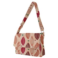 Forest Leaves Seamless Pattern With Natural Floral Full Print Messenger Bag (m) by Grandong