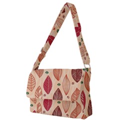 Forest Leaves Seamless Pattern With Natural Floral Full Print Messenger Bag (l) by Grandong