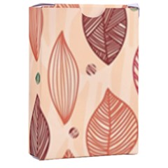 Forest Leaves Seamless Pattern With Natural Floral Playing Cards Single Design (rectangle) With Custom Box by Grandong