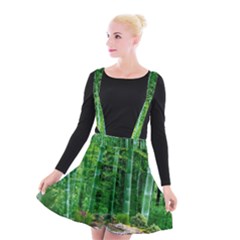 Bamboo Forest Squid Family Suspender Skater Skirt by Grandong