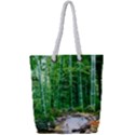 Bamboo Forest Squid Family Full Print Rope Handle Tote (Small) View1