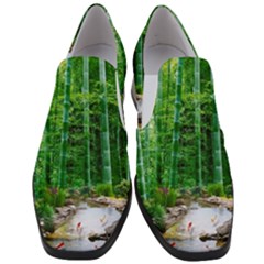 Bamboo Forest Squid Family Women Slip On Heel Loafers by Grandong