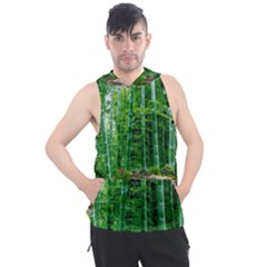 Bamboo Forest Squid Family Men s Sleeveless Hoodie by Grandong