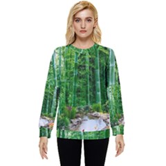 Bamboo Forest Squid Family Hidden Pocket Sweatshirt by Grandong